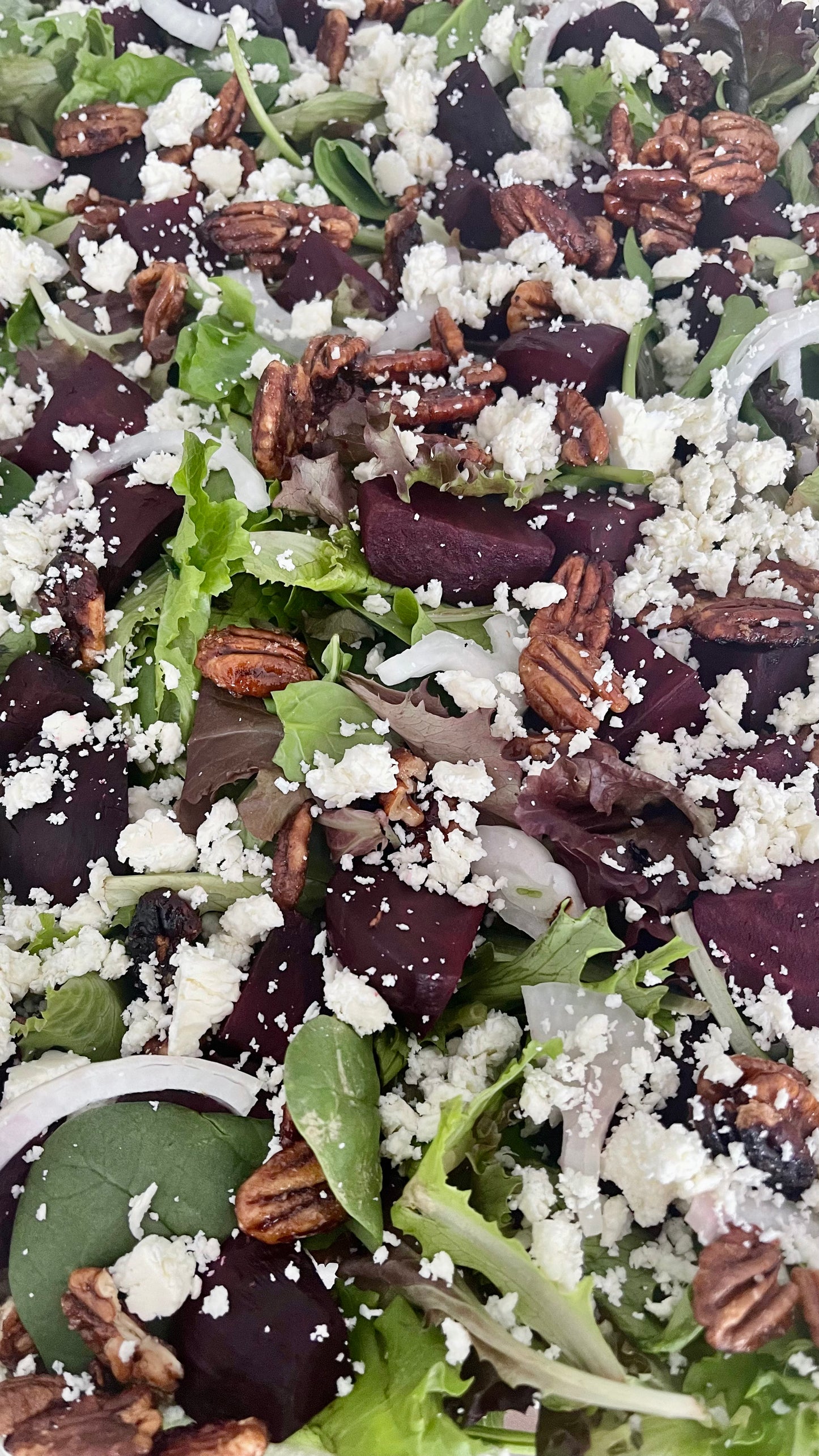 Smoked Beet and Goat Cheese Salad